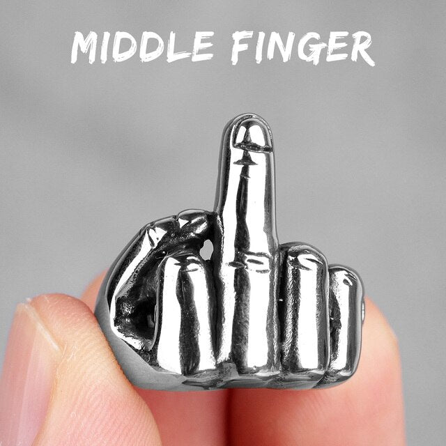 Middle Finger - SOKONISHI / Stainless Steel Rings